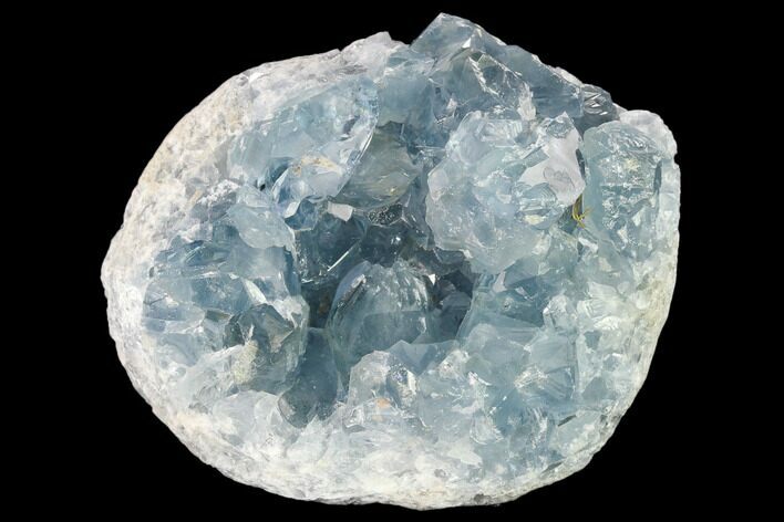 Sky Blue Celestine (Celestite) Crystal Cluster - Madagascar #133771
